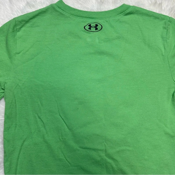 Under Armour T-Shirt Soccer Ball Graphic Green Size 6 - Picture 16 of 16